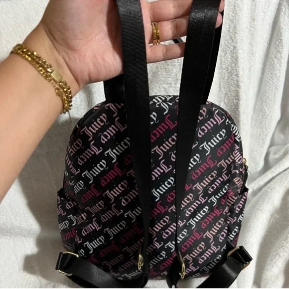 Juicy Couture Gothic Logo Quilty Pleasure Backpack